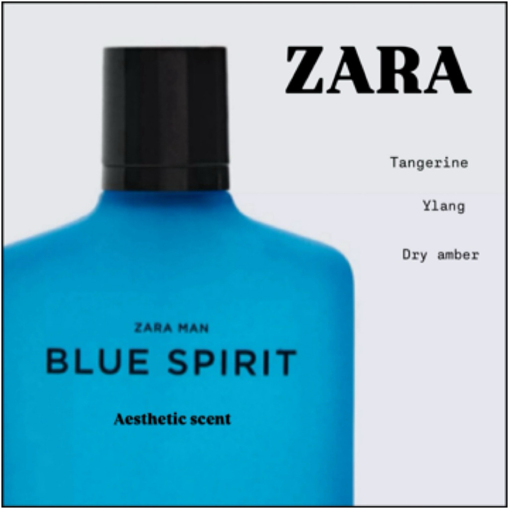 น้ำหอม Zara Man  Green Savage & Blue Spirit 🌊 กลิ่นหอมระดับตัวพ่อ ในราคาสุดคุ้ม!