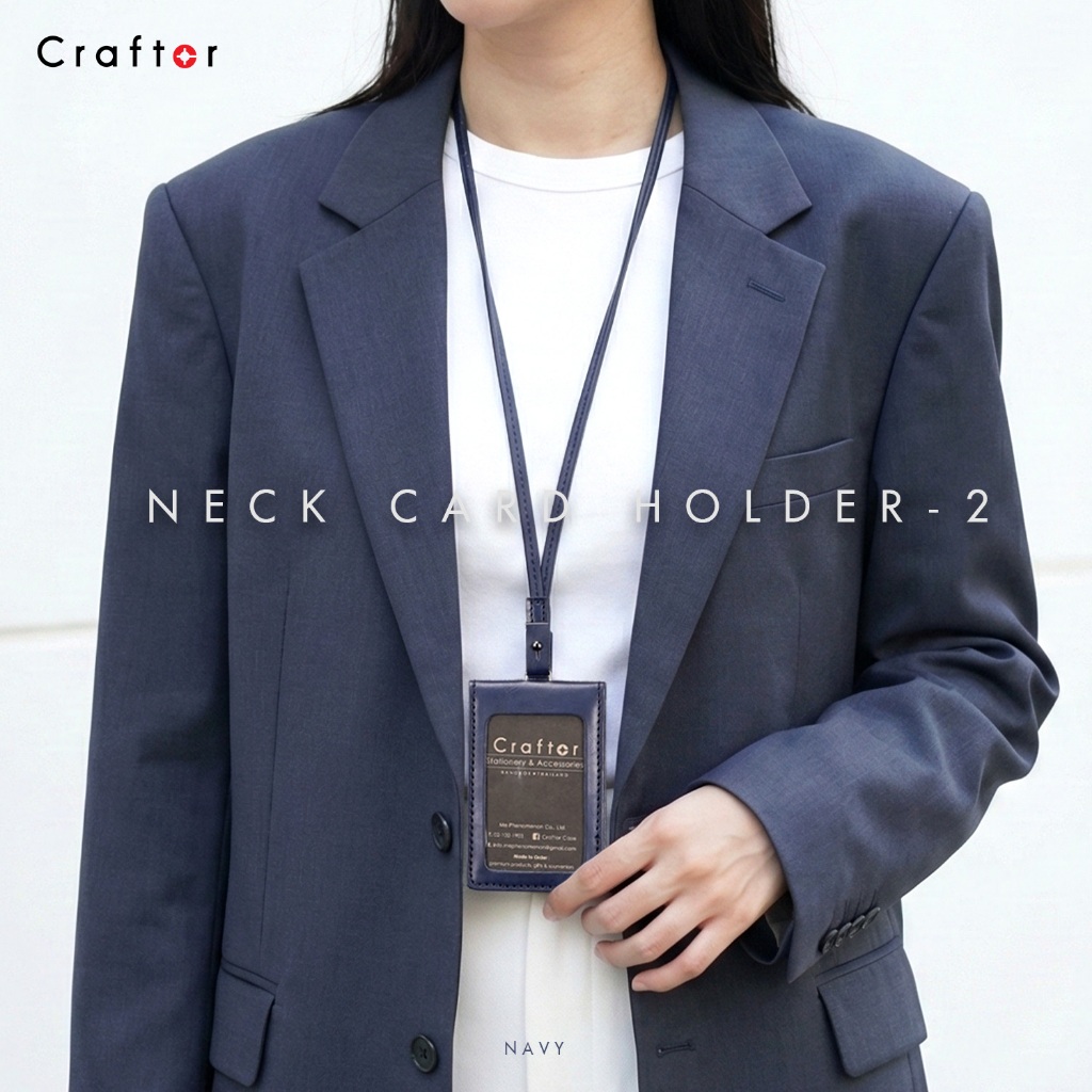 ป้ายห้อยคอ แสกน BTS ได้ รุ่น Neck Card Holder 2 - Craftor