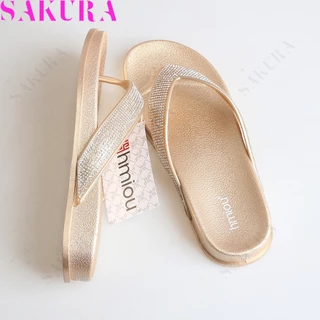 Sakura Shoes Sandals Flip Flops รุ่นอุ้งเท้าแมว กันลื่นใช้ในบ้าน พื้นนุ่ม กันกระแทก รองเท้าแตะไซส์ใหญ่36-41