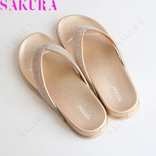 Sakura Shoes Sandals Flip Flops รุ่นอุ้งเท้าแมว กันลื่นใช้ในบ้าน พื้นนุ่ม กันกระแทก รองเท้าแตะไซส์ใหญ่36-41