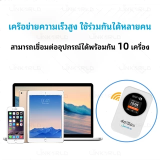 Pocket WiFi Linkorld M800 4G LTE 300Mbps หน้าจอ LCD ใส่ซิมได้ รองรับ AIS/TRUE/DTAC แบต3000mAh