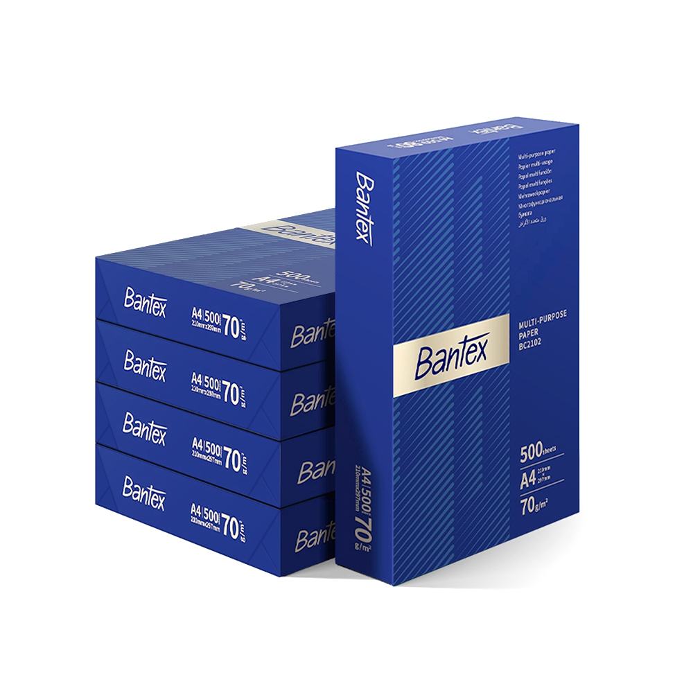Bantex กระดาษถ่ายเอกสาร A4 กระดาษ 70แกรม 5รีม ปริ้นงานสวย 500 แผ่นต่อรีม ใช้งานประจำวัน Copy paper