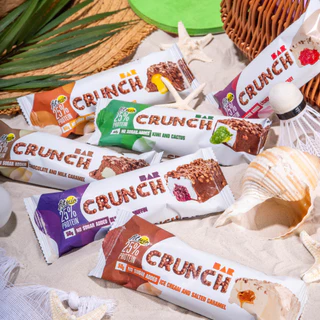 FITWIN CRUNCH โปรตีนบาร์ 50 กรัม × 12 ชิ้น (กล่อง) | โปรตีน 25% | ไม่มีน้ำตาลเติมแต่ง