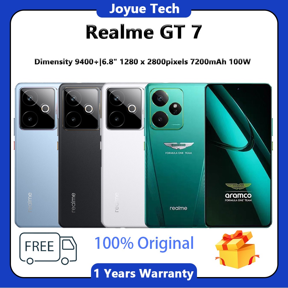 Realme GT 7 Dimensity 9400+ | 6.8 inches 7200mAh 100W Realme GT7 | สนับสนุนไทยและ Google