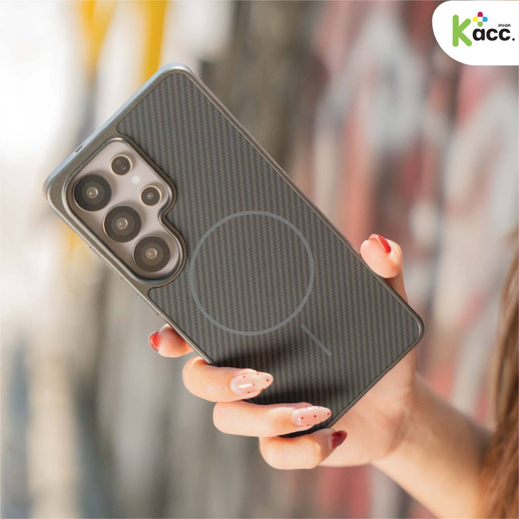 CONNEX Kevlar Case เคสลาย Carbon Fiber สำหรับ Samsung S24/S25/S26 Ultra กันกระแทก