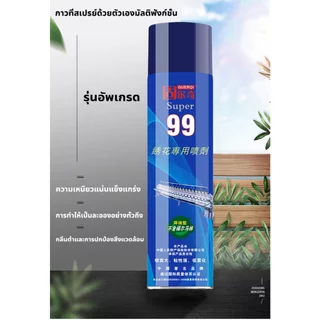 สเปรย์กาวอเนกประสงค์ 600 มล. - แห้งเร็ว ยึดเกาะแน่น สำหรับติดแผ่นโฟม แผ่นยาง ไม้ แผ่นฉนวนกันเสียง และผนัง ฉีดพ่นง่าย กระ