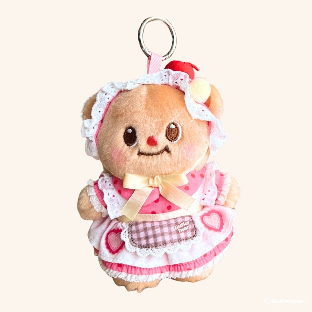 พวงกุญแจเชฟขนมหวาน Butterbear-Pendant-Cherry Pastry Chef