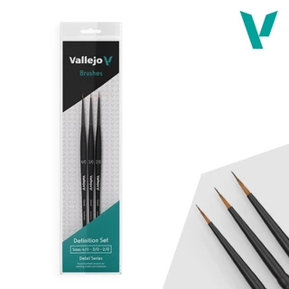 [ ส่งฟรี 🔥 ] วาเลโฮ พู่กัน Vallejo Hobby Brushes พู่กันระบายสี มีหลายแบบให้เลือก (แบบ Set)
