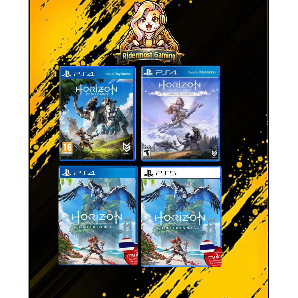 [PLAYSTATION 4/5] รวมแผ่นเกม Horizon หลายภาค Horizon West ,Horizon Zero Dawn[TH][EN]มือ 2 พร้อมส่ง!!