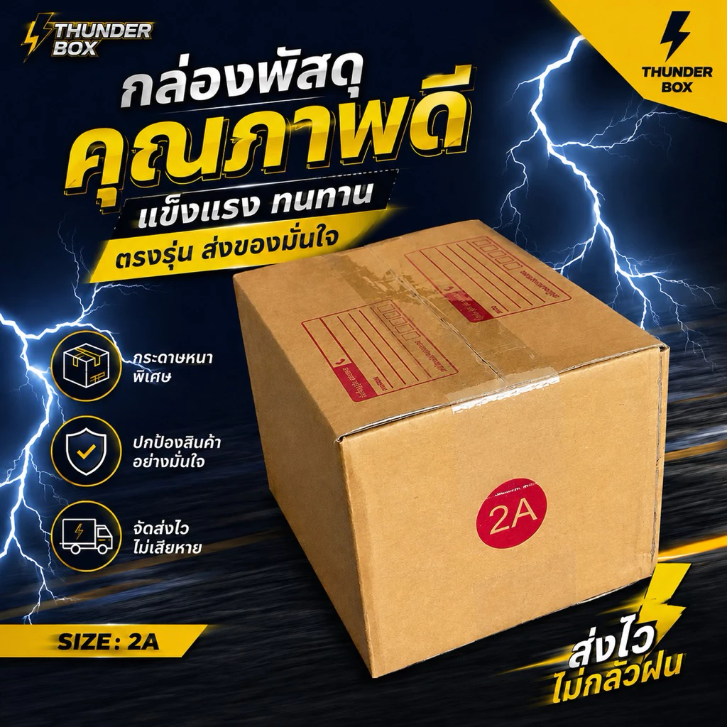 ⚠️ส่งเร็วมาก⚠️ กล่องหมี 2A (10ใบ/20) กล่องปณ 2A