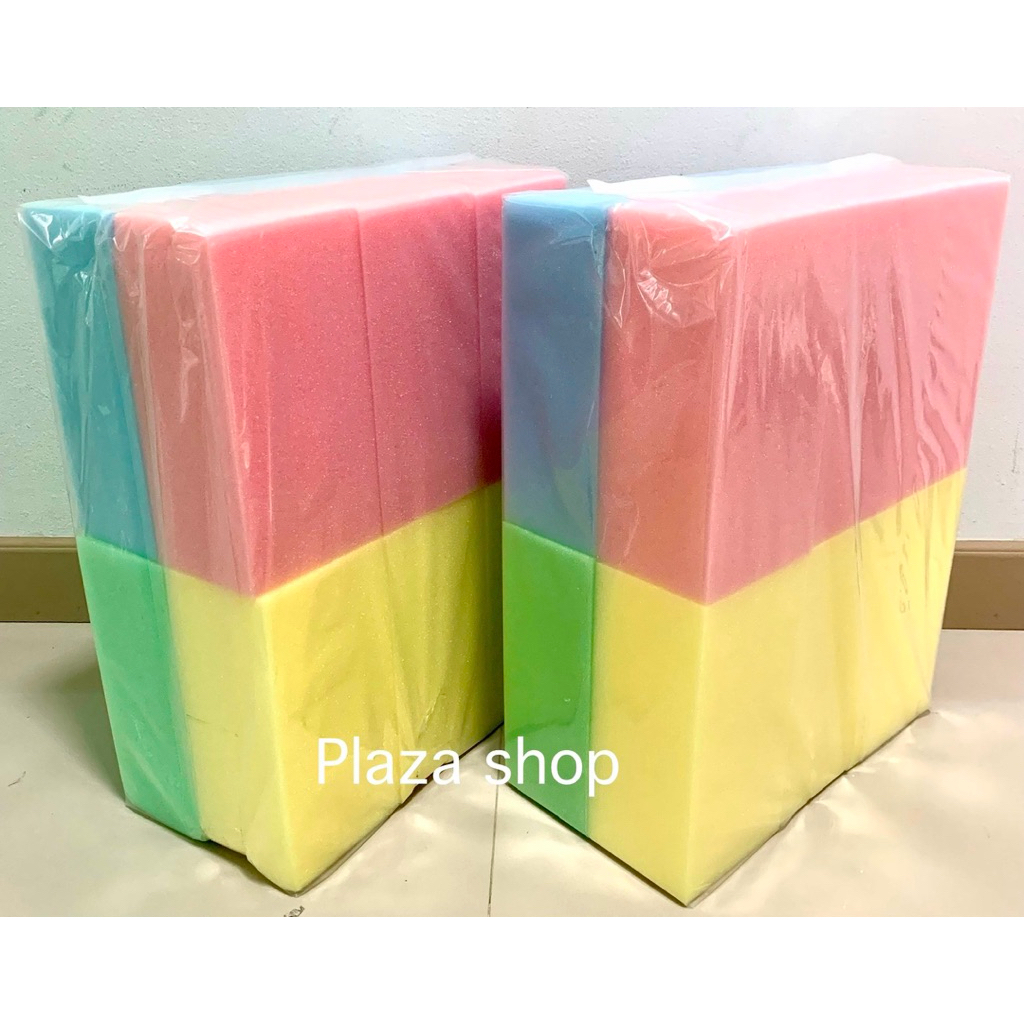 ฟองน้ำล้างรถ ก้อนใหญ่ หนา 4 นิ้ว บรรจุ 12 ชิ้น/แพ็ค ตราปลาทอง ทนทาน เนื้อแน่น ส่งเร็ว ส่งไว
