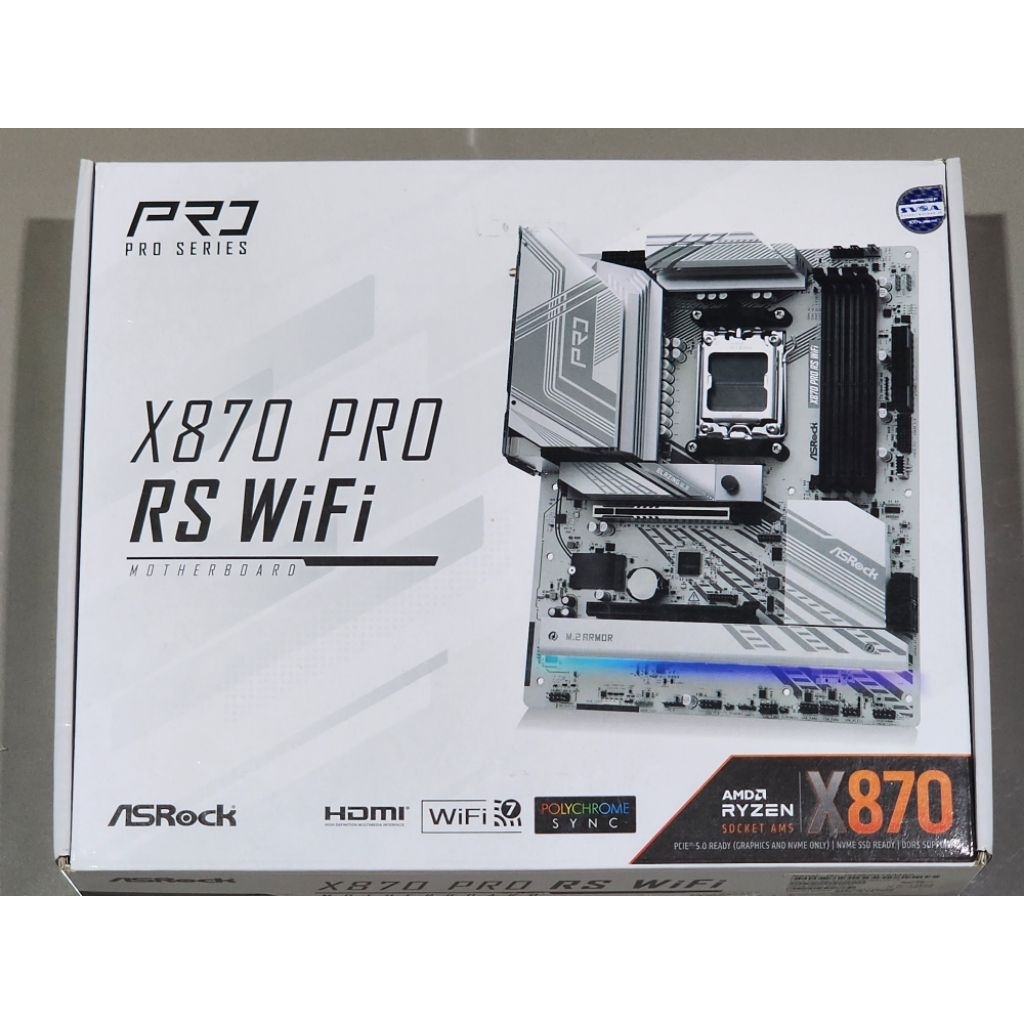 MAINBOARD (เมนบอร์ด) ASrock X870 Pro RS WiFi (AM5) (มือ2)