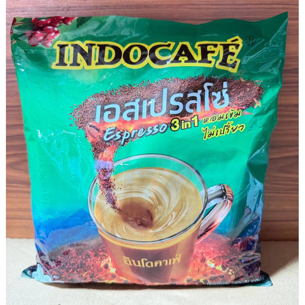 กาแฟอินโดคาเฟ่ INDOCAFF 3 อิน 1 กาแฟปรุงสำเร็จชนิดผง แพ็ค 27 ซอง