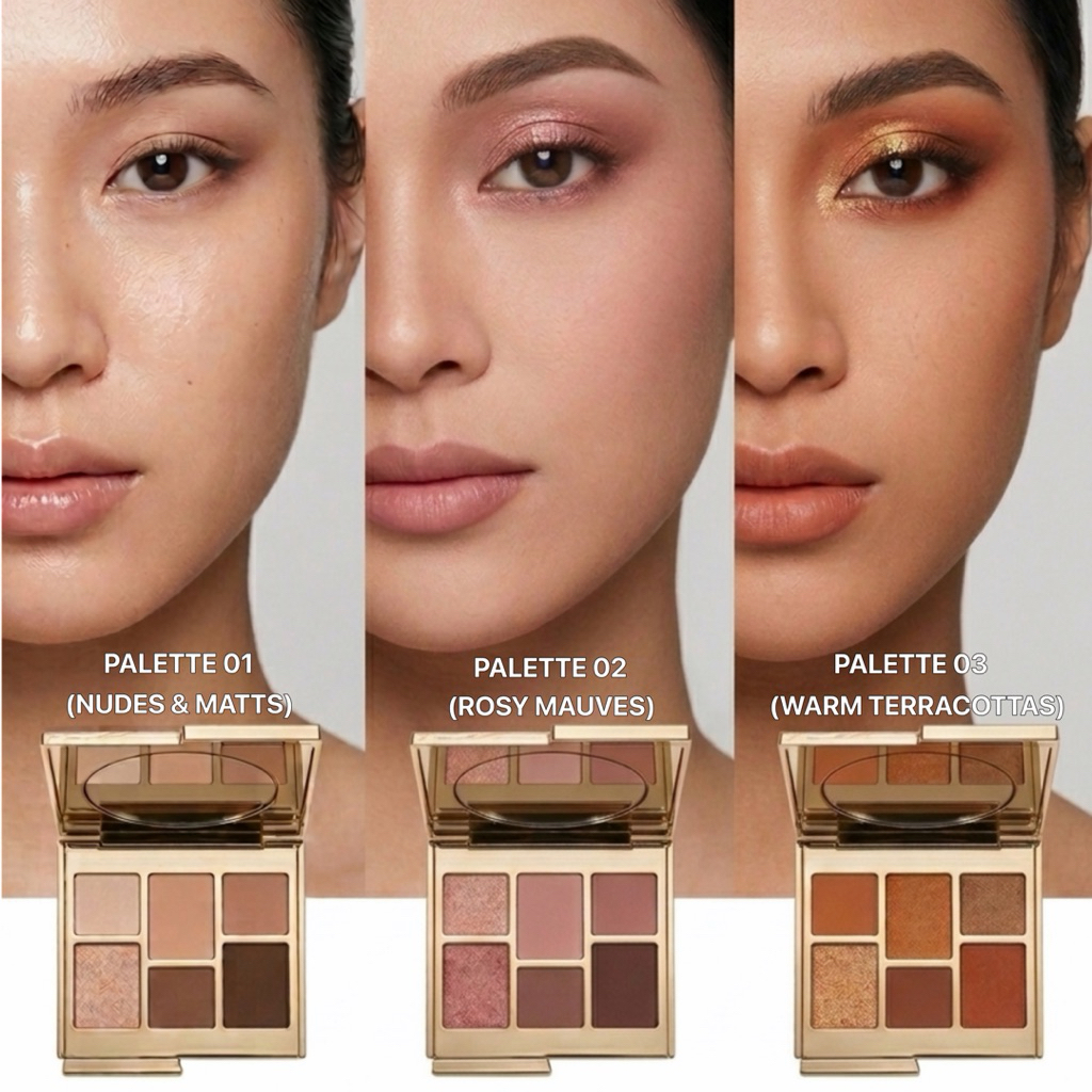 DORIS PHANTOM MIST 6-SHADE EYESHADOW PALETTE มี 3 สี