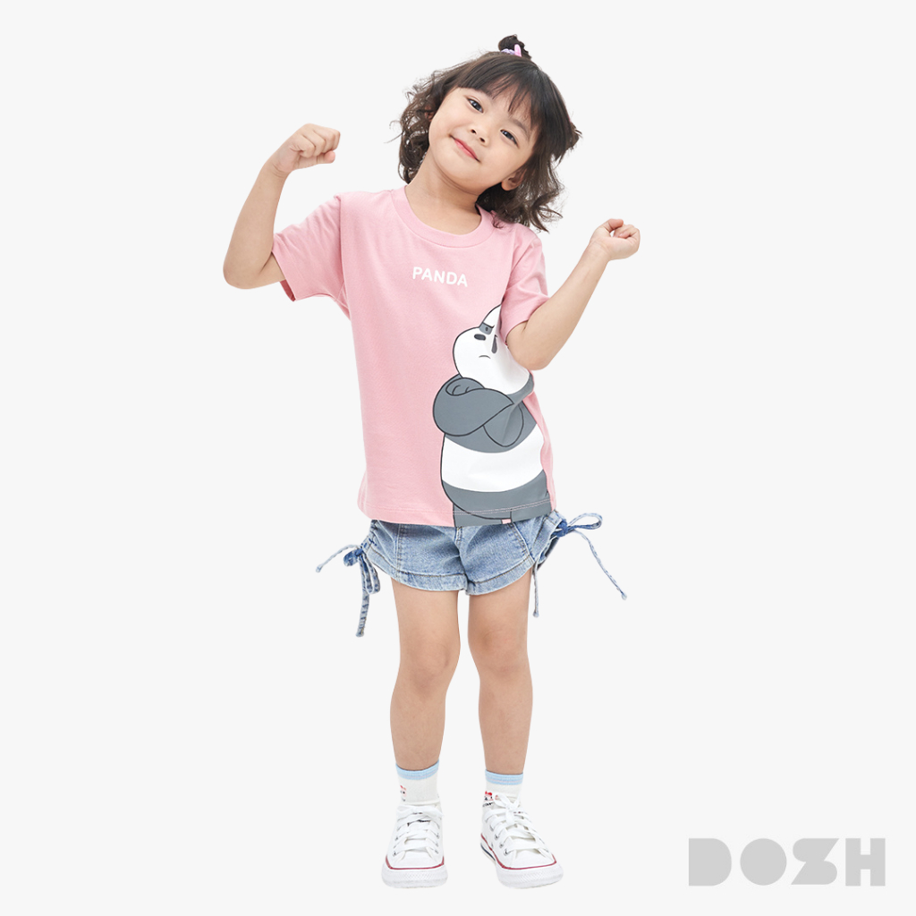 DOSH KID'S T-SHIRTS WE BARE BEARS เสื้อยืดคอกลมเด็ก FBBBT5026-PI24 (4-12)