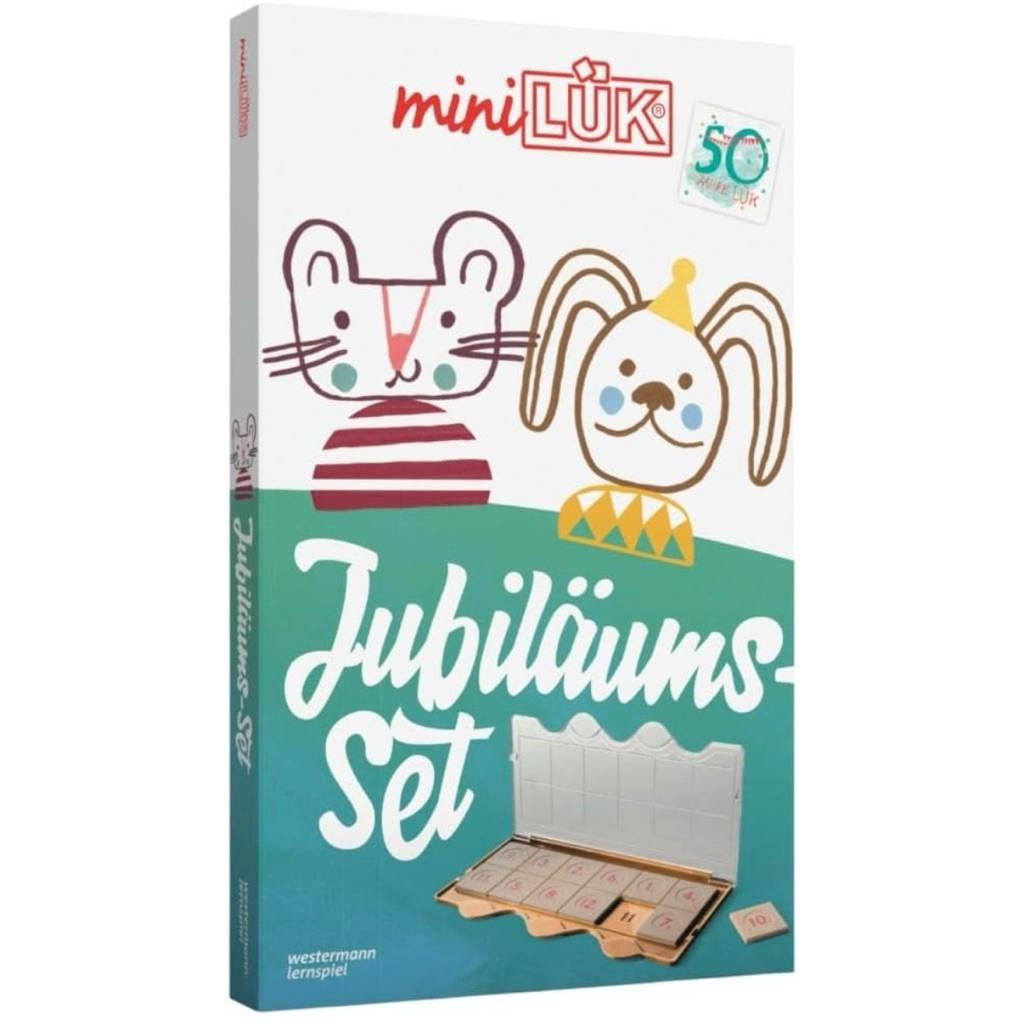 พร้อมส่ง📍miniLUK: Das Jubiläums-Set ชุดงานตาราง "รุ่นฉลองครบรอบ 50 ปี" สำหรับเด็กอายุ 4 ขวบขึ้นไป