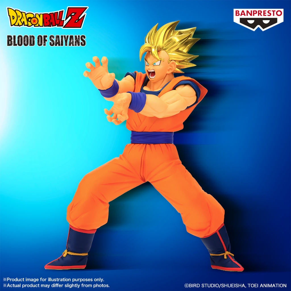 Bandai(บันได) BANPRESTO DRAGON BALL Z BLOOD OF SAIYANS-SUPER SAIYAN SON GOKU-