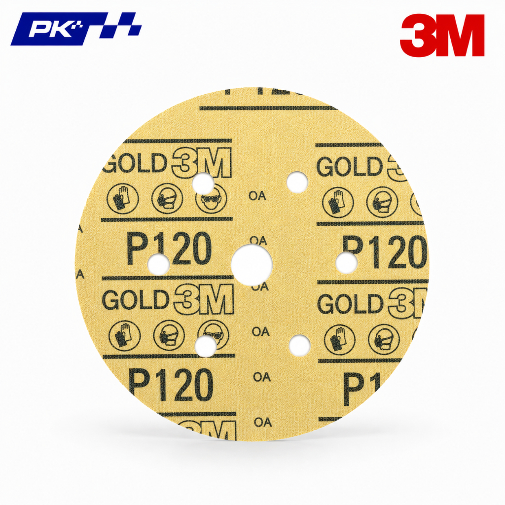 กระดาษทรายจาน 3M GOLD P120 OA