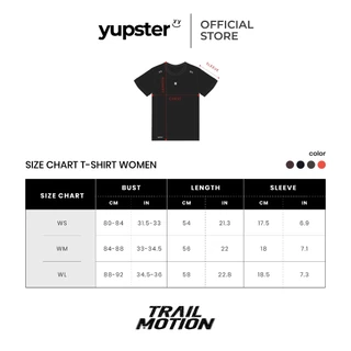 YUPSTER เสื้อวิ่งแขนสั้น ผู้หญิง รุ่น [ Trail Motion ] Women Running T-Shirt ผ้าเบา แห้งไว
