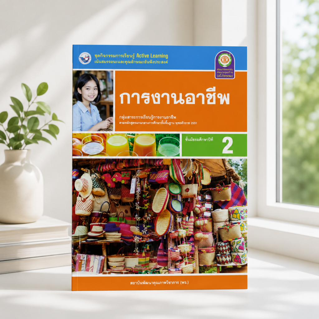 ชุด​กิจกรรม​ การ​งานอาชีพ​ ม.2 พว
