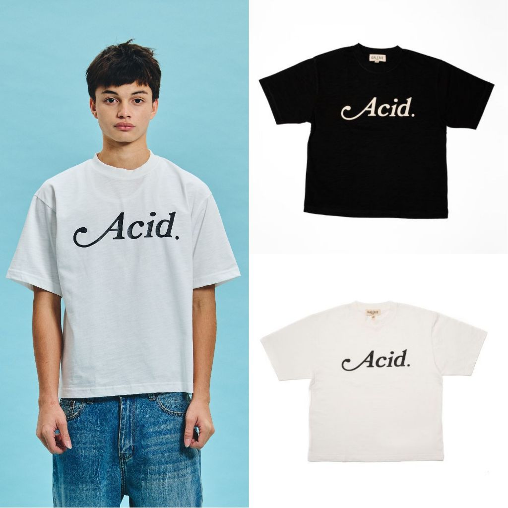 FRANK. Galerie-Acid Boxy Tee (เสื้อboxy, เสื้อยืด)
