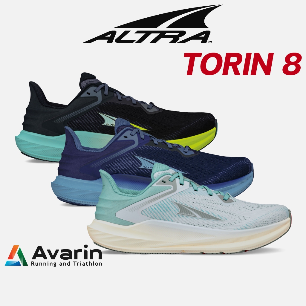ALTRA Torin 8 [Men/Women] (ฟรี! ตารางซ้อม) รองเท้าวิ่งมาราธอน หน้าเท้ากว้าง พื้น Zero drop