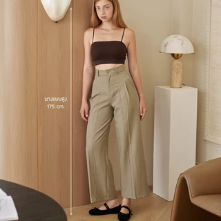 กางเกงตัดขอบหน้า รุ่น Brina‘pant (P65)