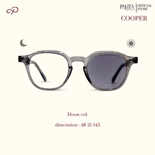 (สายตาสั้น) PANTA | COA : COOPER (คูเปอร์) แว่นกรองแสงสีฟ้าออกแดดเปลี่ยนสีชา