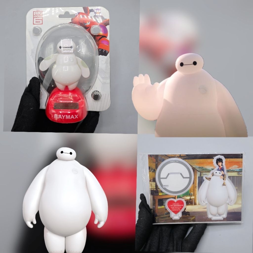 (พร้อมส่ง/แท้✅️) ของสะสม อนิเมะ Baymax solar โยกเยก big hero 6 baymax acrylic standy
