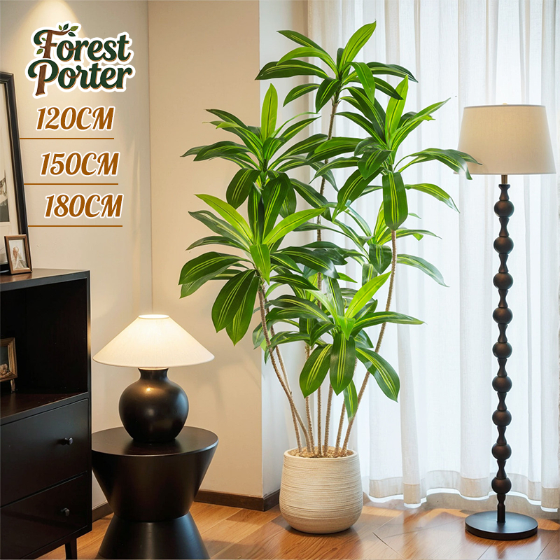 ต้านรังสียูวี ทนต่อความชื้น🌳รุ่นอัพเกรด ต้นไม้ปลอมใหญ่ 120/150/180CM ไม่ต้องบำรุงรักษา ต้นไม้ปลอม