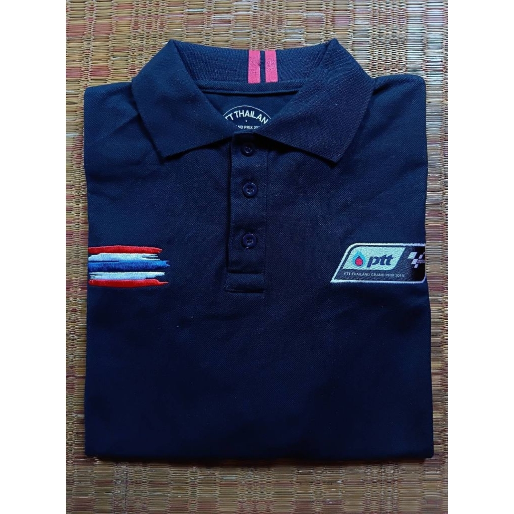 เสื้อโปโล PTT moto GP