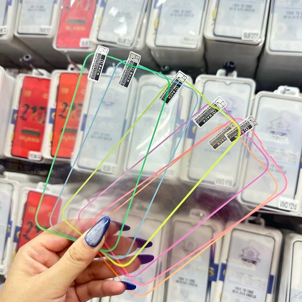 ฟิล์มกระจกเรืองแสง สำหรับ iPhone 13 13Pro 13Promax 14 14Plus 14Pro 14Promax