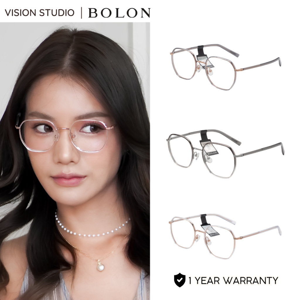 👓แว่นสายตา BOLON รุ่น GENOA BJ6173 รวมทุกสี ของแท้100% รับประกัน 1 ปีเต็ม