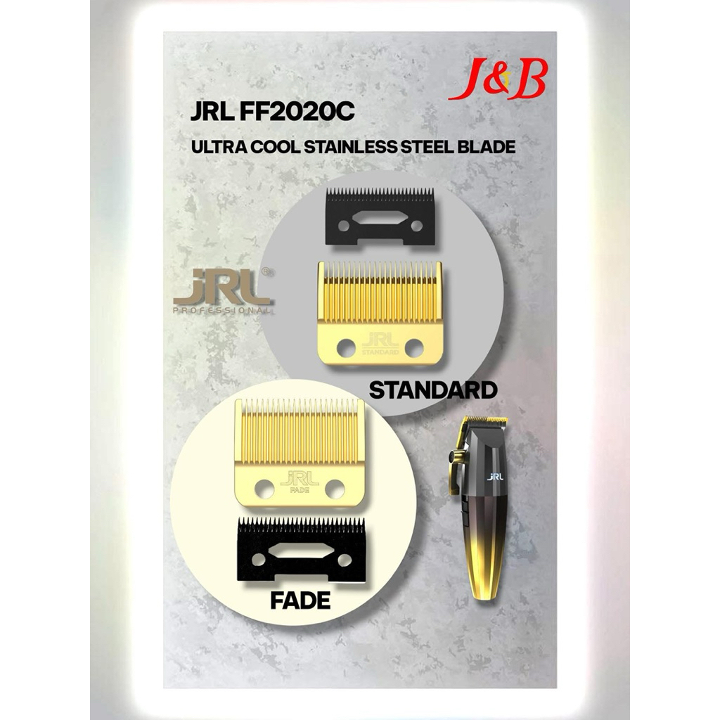 ✨JRL FF2020C Fade Blade ฟันปัตตาเลี่ยน(รุ่นตัวใหญ่-สีทอง)
