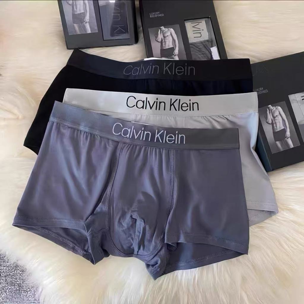 กางเกงในชาย Calvin Klein 3 ตัว/แพ็ค ใส่สบาย ไม่รัด ไม่กัด ผ้าดี คลาสสิก พร้อมส่งทันที