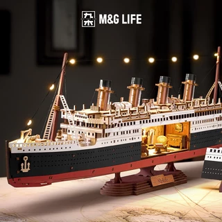 M&G LIFE x Rolife The Creator's Collection 3D Wooden Puzzle Kit — DIY Handcrafted Assembly Model