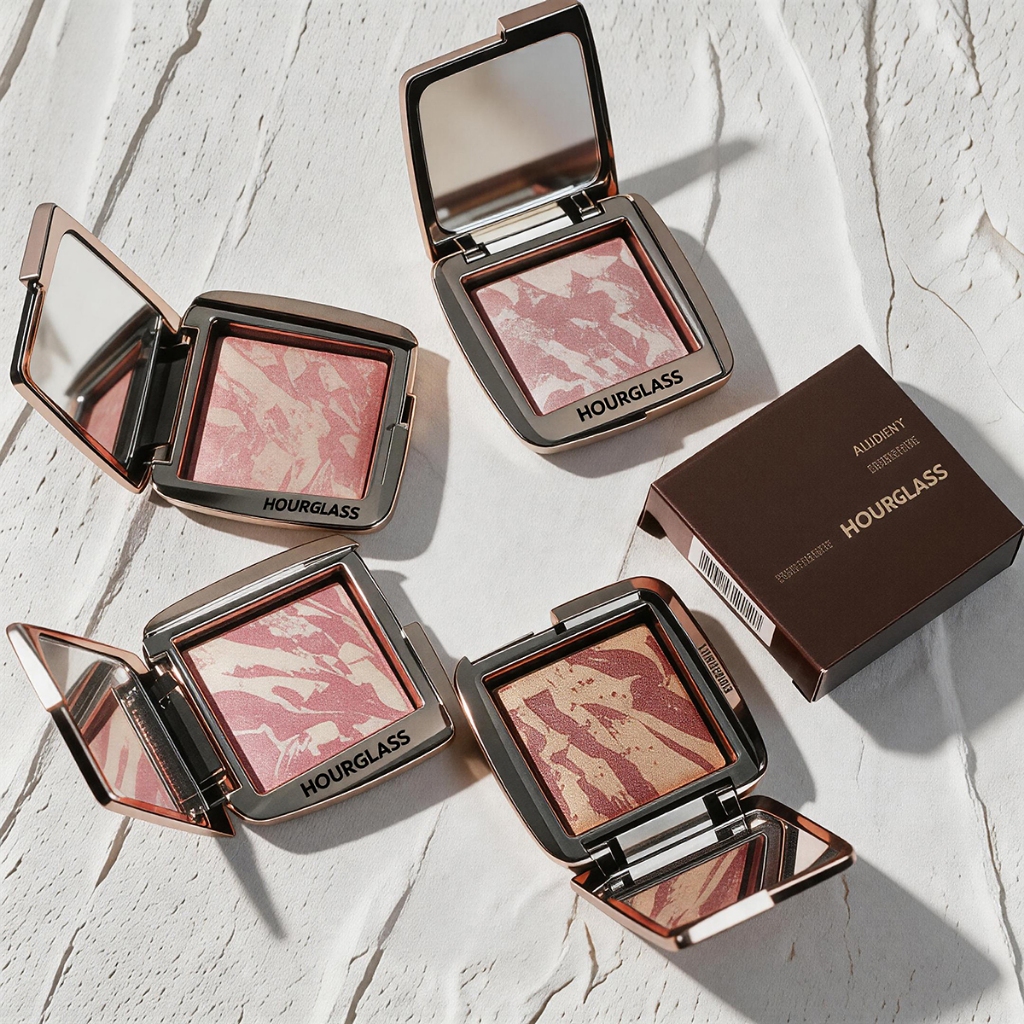 รับประกันของแท้🎁 HOURGLASS Ambient Lighting Blush 4.2g บลัชเนื้อละเอียด ให้สีแน่น ช่วยสร้างมิติบนใบหน้าแบบธรรมชาติ