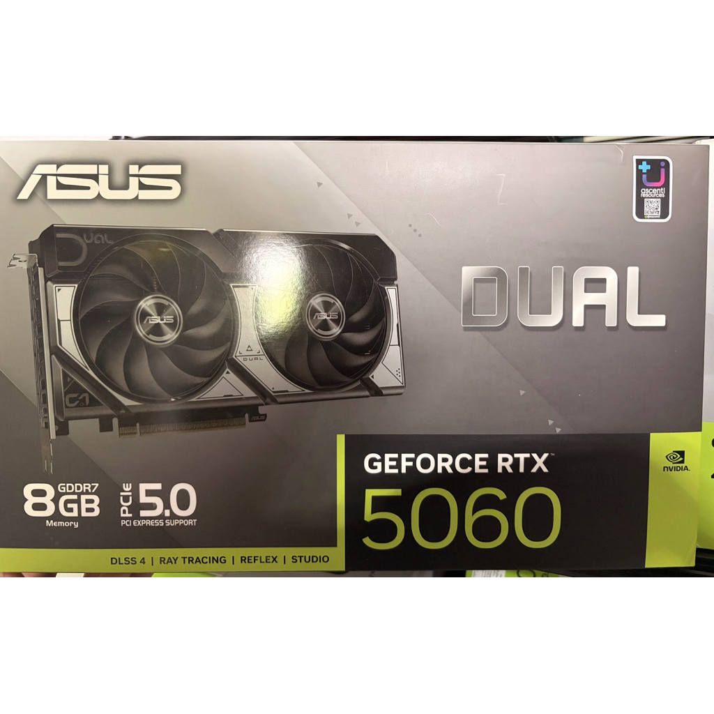 ASUS DUAL GEFORCE RTX 5060 8GB GDDR7  EDITION