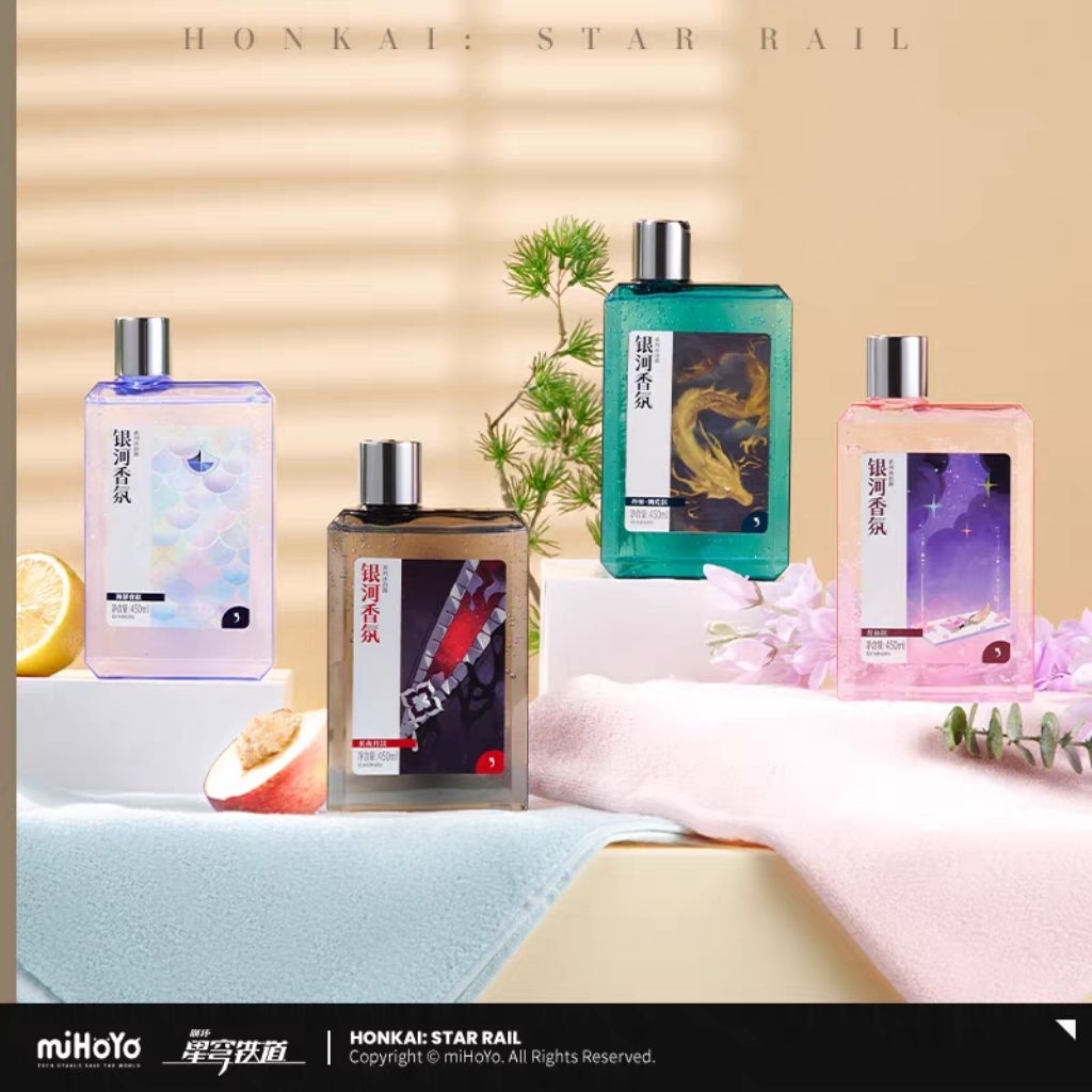 [พร้อมส่ง/แท้ 💯] แบ่งขาย‼️เจลอาบน้ำ ตัวละคร Honkai star rail