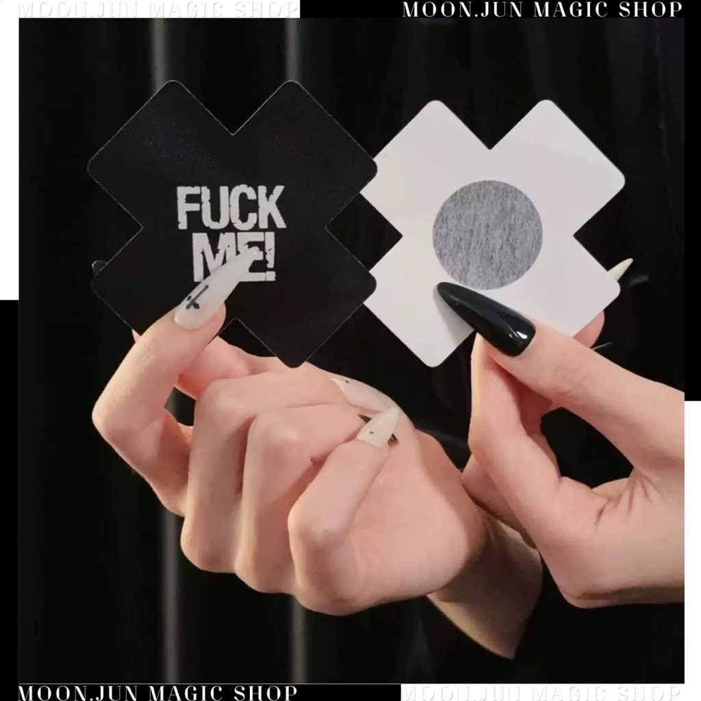 สติ๊กเกอร์แปะนม ที่แปะจุก  FUCK ME G-030 พร้อมส่งจากไทย