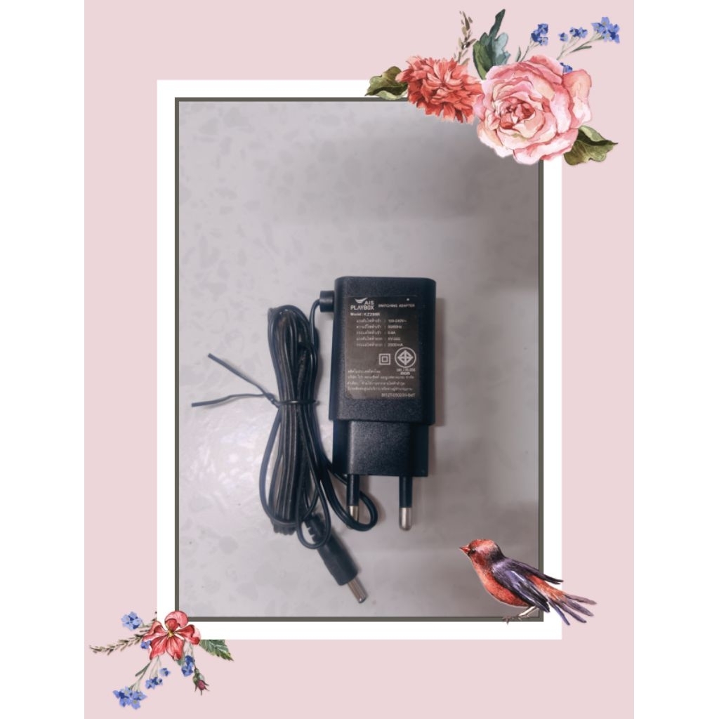🔌 Adapter สำหรับกล่อง AIS Playbox รุ่น912เก่า 5V 2A(สี่เหลี่ยมผืนผ้า) ประกัน 30 วัน มือ1และมือ2สภาพใหม่ไม่มีรอยขีดข่วน