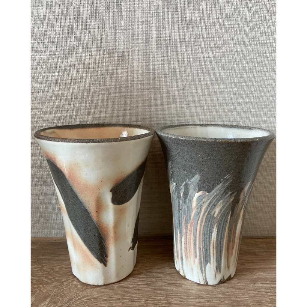 เซ็ทถ้วยเครื่องปั้นดินเผาแบบฮากิ Hagi ware