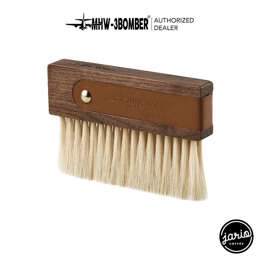 JARIO x MHW-3BOMBER Leather Sheath Brush แปรงทำความสะอาดบาร์กาแฟ แปรงปัดผงกาแฟ