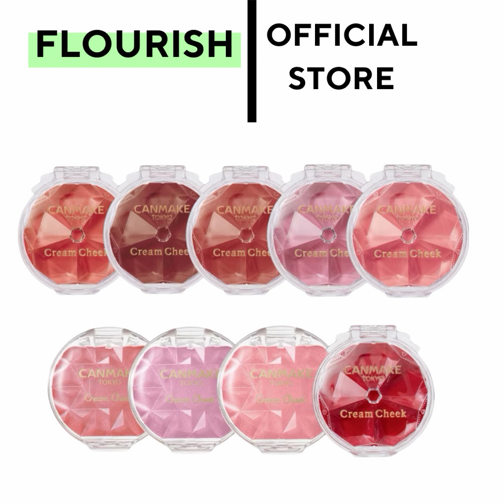 หิ้วจากญี่ปุ่น  Canmake Cream Cheek ครีมบลัช แคนเมค 2.2g