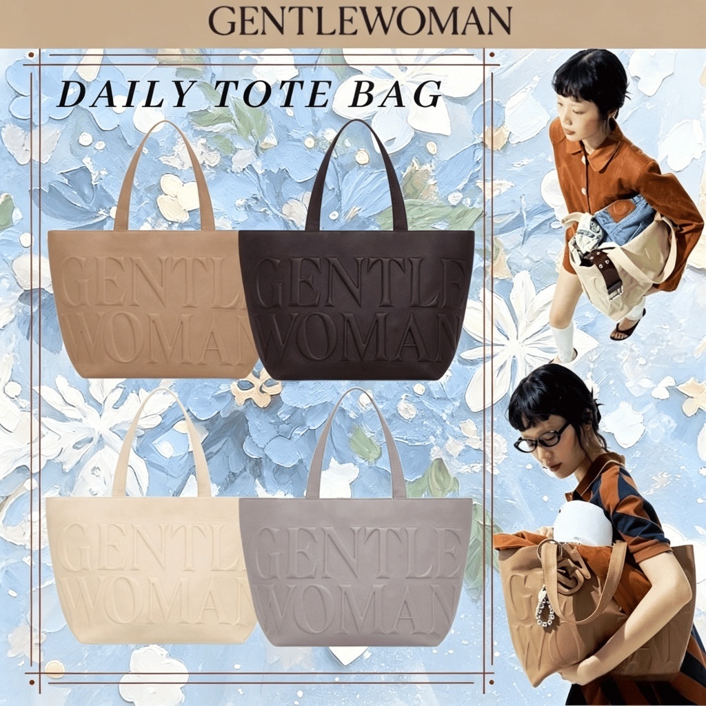 Gentlewoman Club กระเป๋าผ้า GW Tote Bag 6 สี | กระเป๋าใบ ะ พร้อมส่ง
