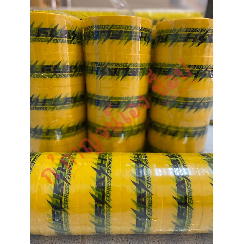 เทปกาวโอพีพี แฟลช Flash Express (ขนาด 2"x 100 หลา) 48 ไมครอน