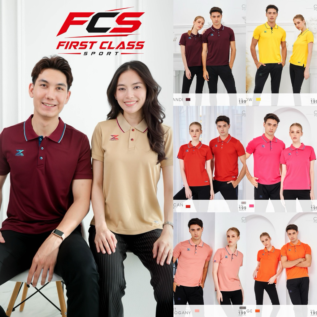 CDL-14 CADENZA POLO โทนสีสัน ผ้านุ่ม โลโก้ทูโทน ผ้าMicro polyester 100%
