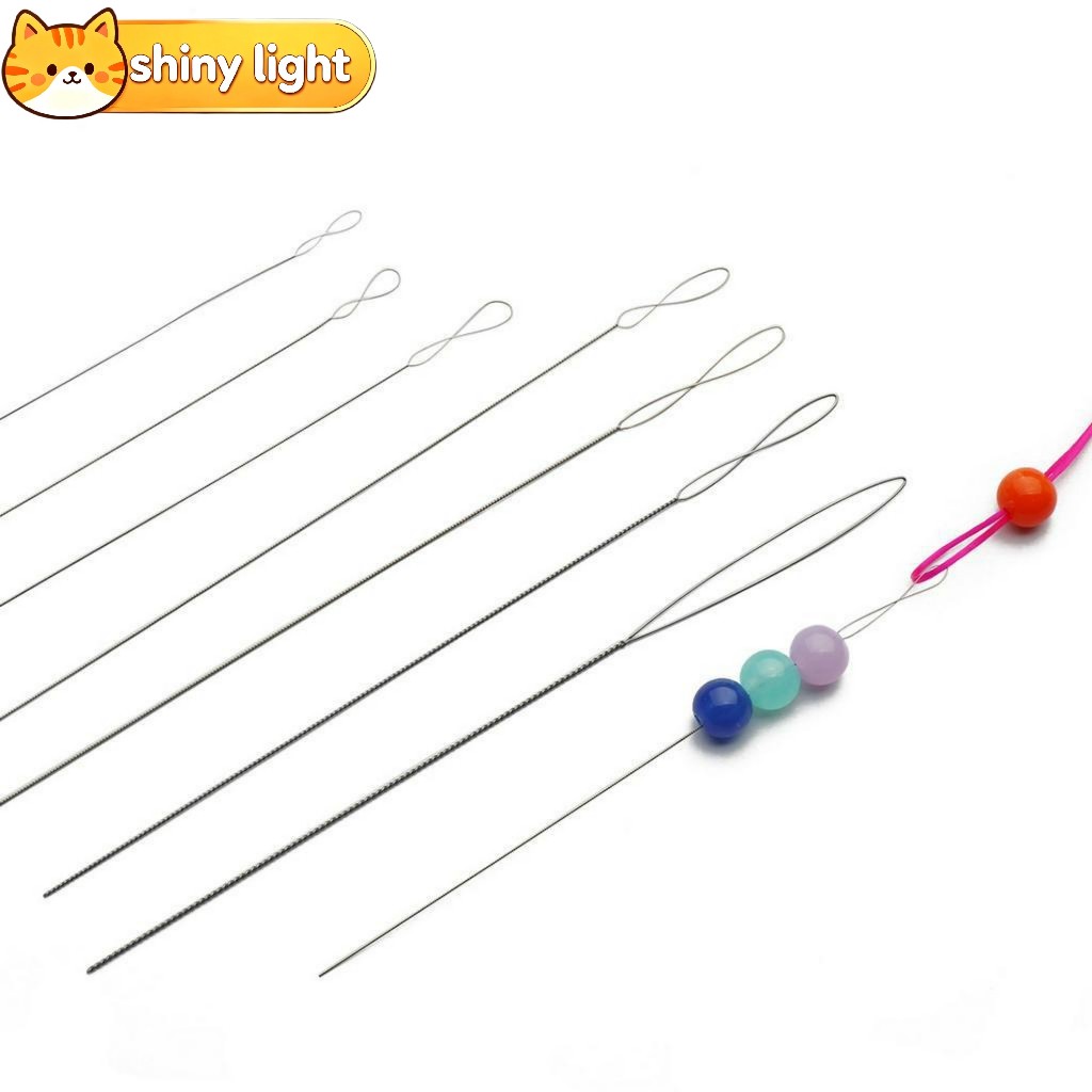 เข็มร้อยลูกปัดสแตนเลสตารูใหญ่ 1 ชิ้นต่อล็อต อุปกรณ์ DIY งานร้อยลูกปัด งานแฮนด์เมด เครื่องประดับ