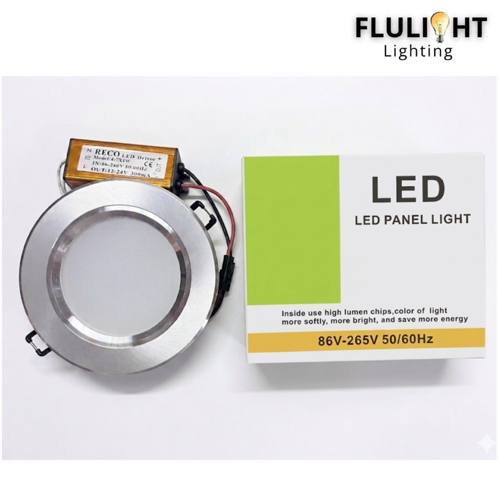 ดาว์นไลท์ LED PANEL LIGHT 7W แสงสีขาว ประหยัดพลังงาน พร้อมส่ง!!