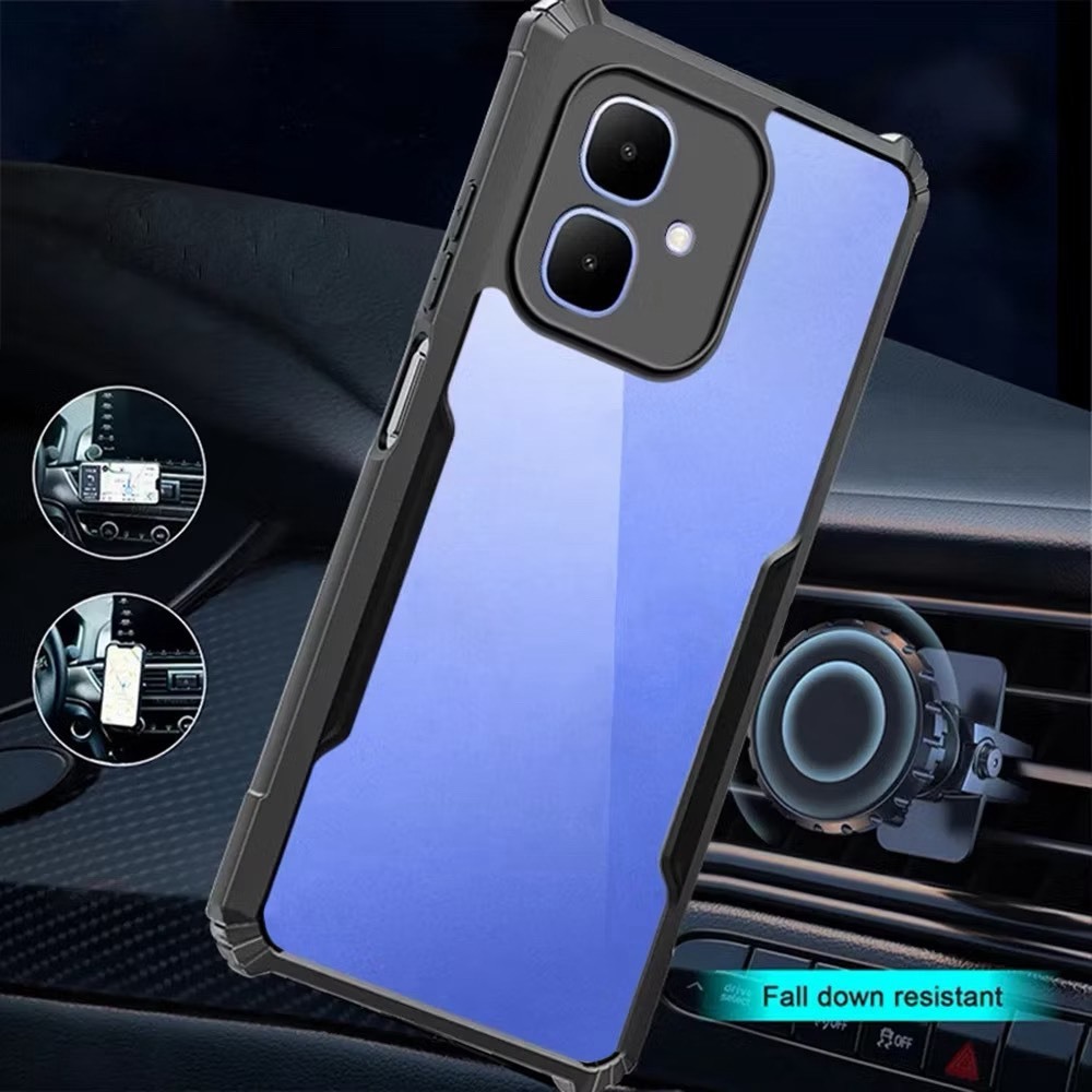 คสใสขอบดำ HHL สำหรับ iNfinix Smart20 เคสใสกันกระแทก อินฟินิกซ์ สมาร์ท 20